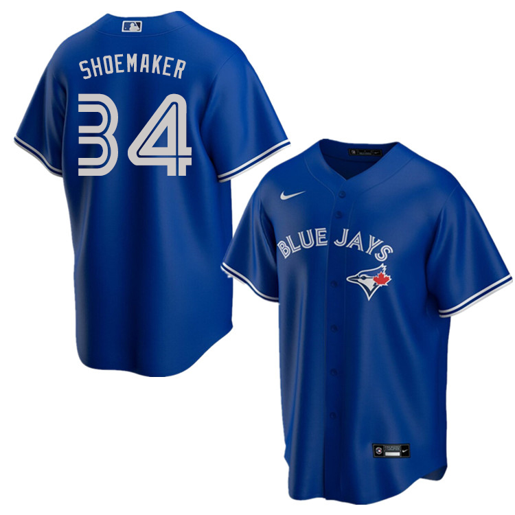 Nike Men #34 Matt Shoemaker Toronto Blue Jays Baseball Jerseys Sale-Blue